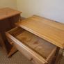 Solid wood drawers and desk Image 2