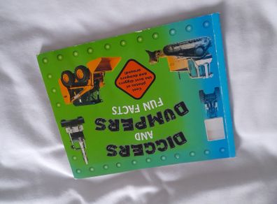 Children's book, Diggers and dumpers fun facts