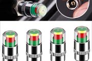 4x Cars Tire Air Pressure Monitor Alert 4Pcs/set Indicator Tire Valve Cap Gauge Car Accessories Car Van Tyre Pressure Gauge Caps