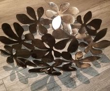 IKEA Stockholm White Metal Bowl