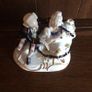 Vintage Blue and White Musical Figurienes Ornament Image 2