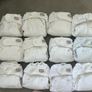 12 Little Comfort Bamboo Fitted Night Nappies 24 Boosters Irish Made Image 2