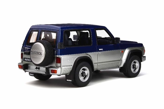 Nissan Patrol Gr Blue Th1 & Silver Kj1 1992 - Very Rare - Ottomobile - 1/18 - New In Box