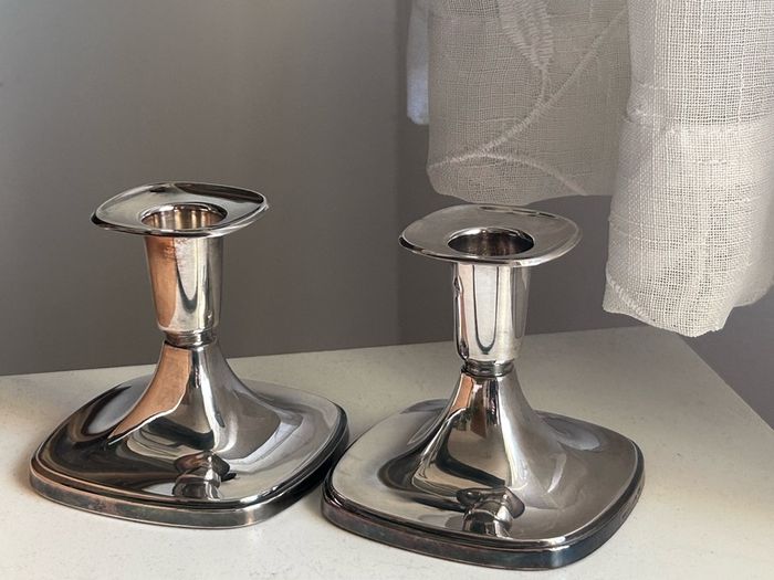 Swedish silver candle sticks/ holder Tore Eldh