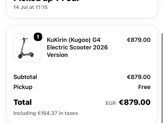 KuKirin (Kugoo) G4 Electric Scooter 2026 Version