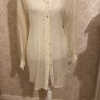 Blouse cream long line NWT Image 4