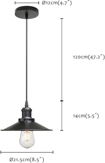 NEW SALE | Vintage Industrial Style Ceiling Pendant Lights,Set of 3 Black Metal Pendant Lights,Hanging Light Fixture for Kitchen Island,Farmhouse,Living Room,Bedroom