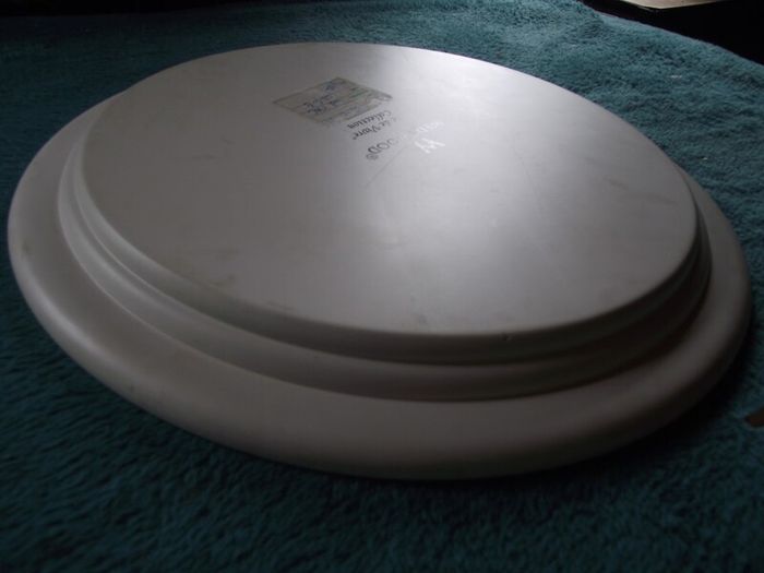 2 X Wedgwood Hand Painted Wooden Chargers - 13" Dia. - Factory Prototypes