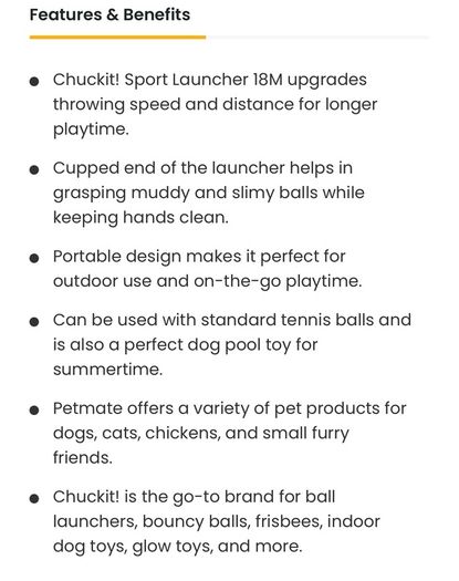 Chuckit! Dog Toy Ball Launcher. Rand new