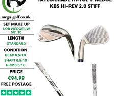 Taylormade Hi-Toe 3 Wedge Lw 58 Degree.10 / Kbs Hi-Rev 2.0 Stiff