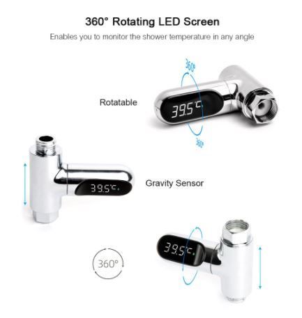 LED Digital Shower Temperature Display New. More than 10 available.