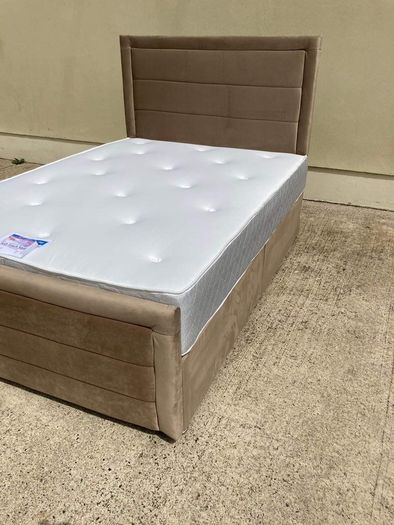 Double 4ft6 Monaco bed frame with Mattress