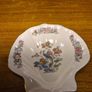 Wedgwood Bone China Kutani Crane Shell Shape Scallop Trinket Dish Image 2