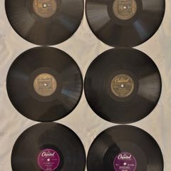 6 Brunswick and Capitol Gramophone Records