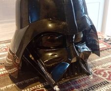 Darth Vader helmet for Halloween