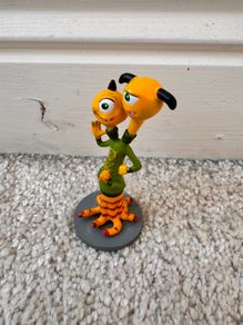 Disney Pixar Monsters Inc. University Terry & Terri Figure Cake Topper approx. 8 cm. Used Please see photos