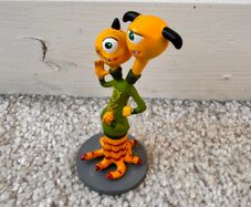 Disney Pixar Monsters Inc. University Terry & Terri Figure Cake Topper approx. 8 cm. Used Please see photos