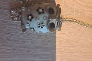 Long owl pendant gold tone costume jewellery FREE  Post