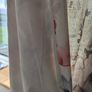 Curtains. Pink blue. Linen look Image 4