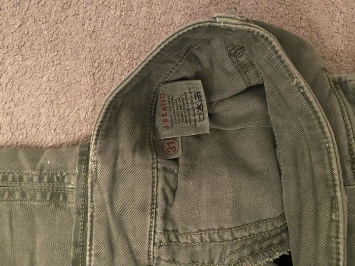 J Brand khaki cargo joggers