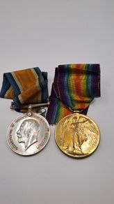 Pair of WWI British War and Victory Medals - Pte. G. H. Jackson RAF