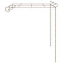 Garden Rose Arch Antique Brown 3x3x2.5 m Iron Image 7
