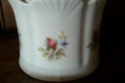 Vintage shabby chic floral  container