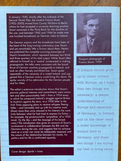 Francis Stuart - The Wartime Broadcasts of Francis Stuart