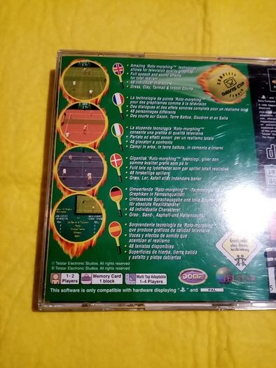 Davis Cup Complete Tennis PlayStation 1 Ps1 PlayStation 2 ps2 games Original