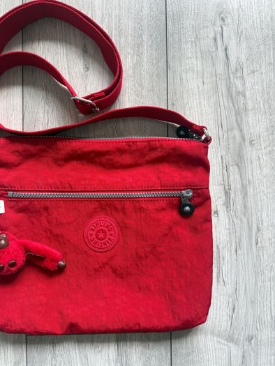 Kipling Arto Medium Crossbody Bag Red Rouge