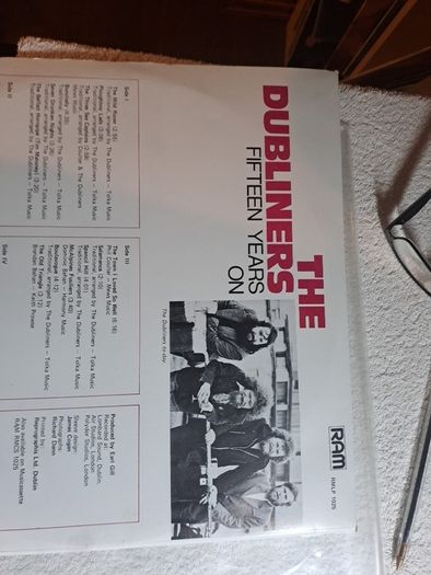 Vinyl.The Dubliners 15 years on.