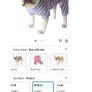 Dog Clothes, Dog Colorful Stripe Pajamas Soft Cotton Jumpsuit Bulldog Onesies Costume for Puppy Small Medium Dogs Image 10