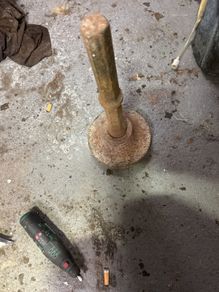 Jackhammer Tamper Bit / Soil Compactor (1-1/8" / 30mm Hex)
