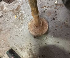 Jackhammer Tamper Bit / Soil Compactor (1-1/8" / 30mm Hex)