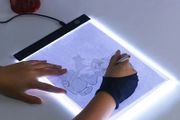 LED Copying Table Children Drawing Board Transparent Copying Table Adjustable Brightness Night Light Notebook