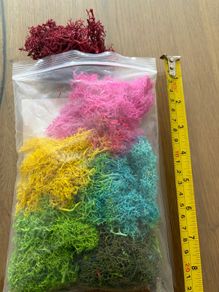Artificial moss pack - 6 colours