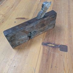 Old wooden hand plane