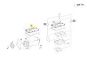 Part number: A4571306215, Air compressor