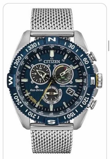Citizen Mens Promaster Navihawk Blue Angels Eco-drive Watch Solar Powered
