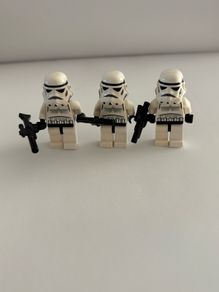 Lego Star Wars Minifigures Imperial Stormtrooper black head dotted mouth
