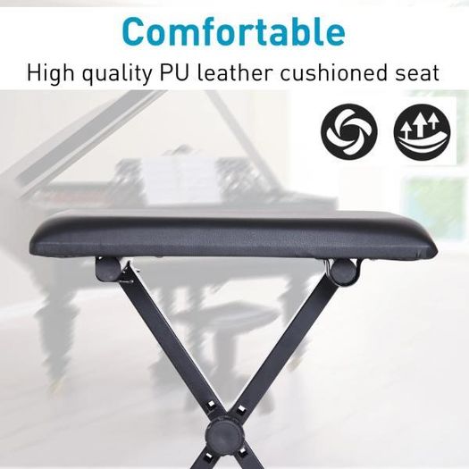 Foldable Adjustable Keyboard Stool