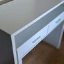 Modern white console table with drawers Image 2