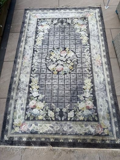 Three Large Genuine Silk Carpets, Sold Separately or Together