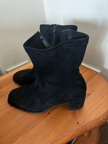 Ankle Boots Suede Effect size 6 Extra Wide