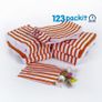 Lot of 200 pcs RED stripe sweet bags 5x7" candy shops, sweet and gifts Image 2