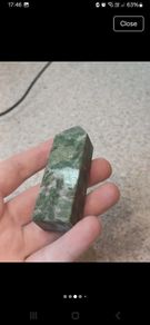 crystal diopside tower natural stone ornament