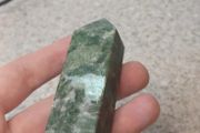 crystal diopside tower natural stone ornament