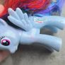 Rainbow Dash Brushable Figure Sparkle Glitter MLP G4 My Little Pony 2010 Image 9