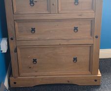 chest of drawers and locker