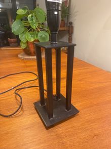 Black Metal Lamp Base